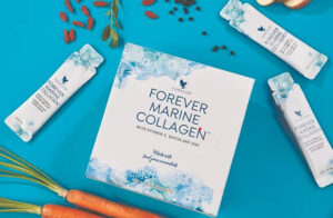 Forever Marine Collagen Sachets and Box